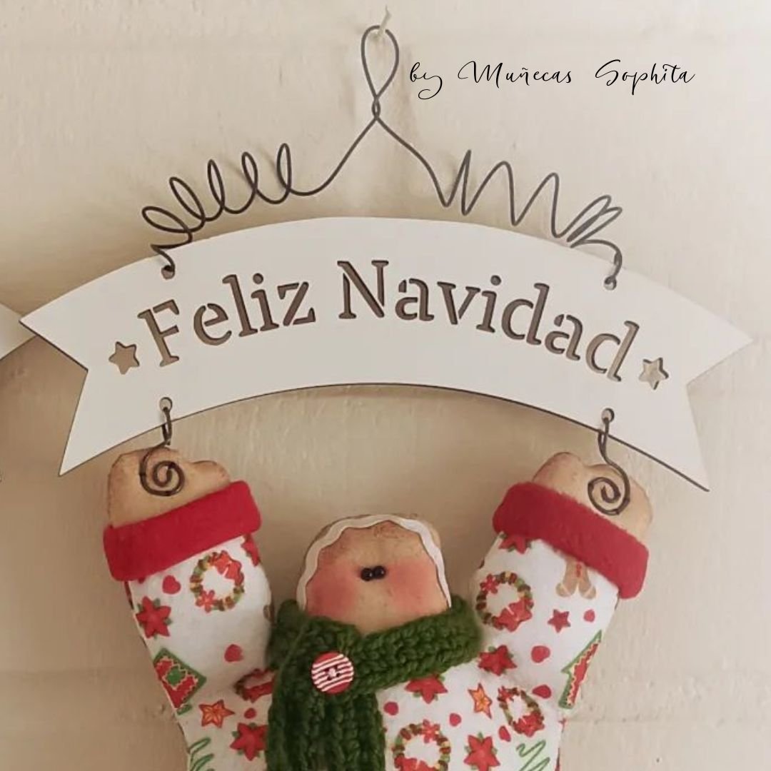 Letrero Feliz Navidad (Blanco) - Imagen 2
