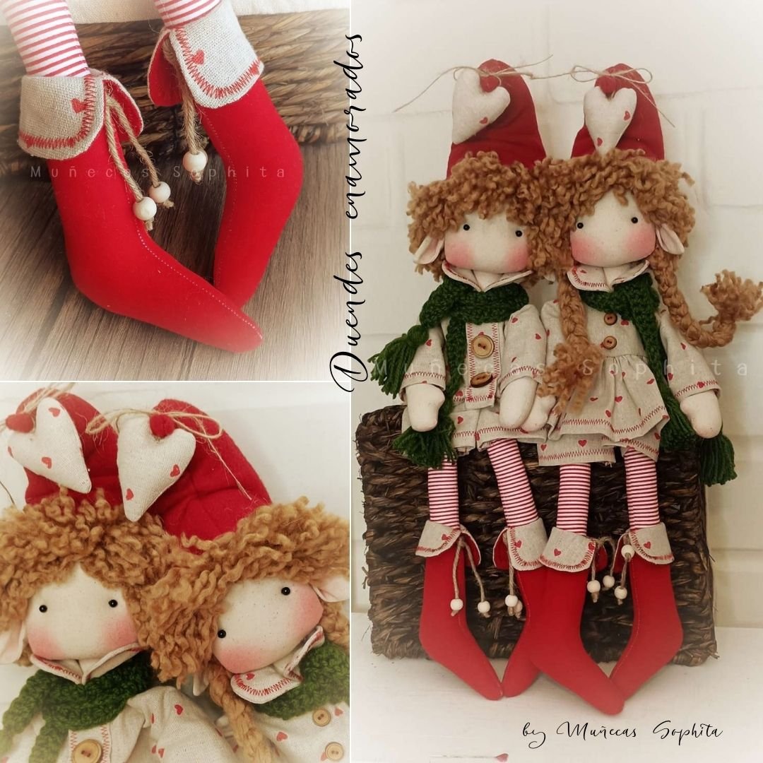 Molde Duendes Enamorados