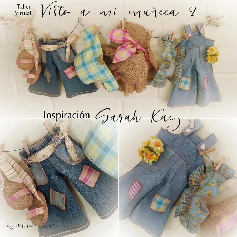 Taller Virtual Visto a mi muñeca 2: Inspiración Sarah Kay