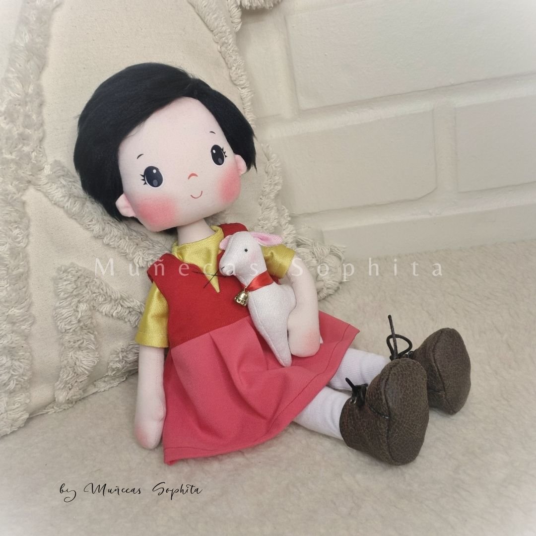Muñeca de trapo Heidi