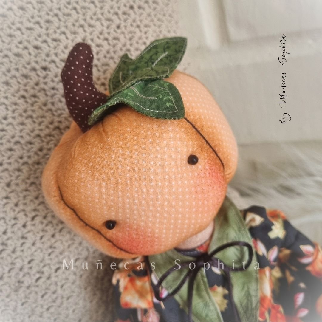 1. Molde Digital muñeca de trapo Cala Calabaza - Imagen 3