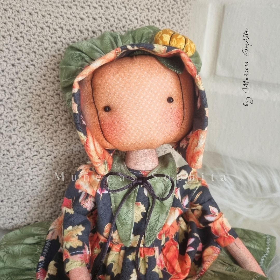 1. Molde Digital muñeca de trapo Cala Calabaza - Imagen 4