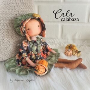 1. Molde Digital muñeca de trapo Cala Calabaza
